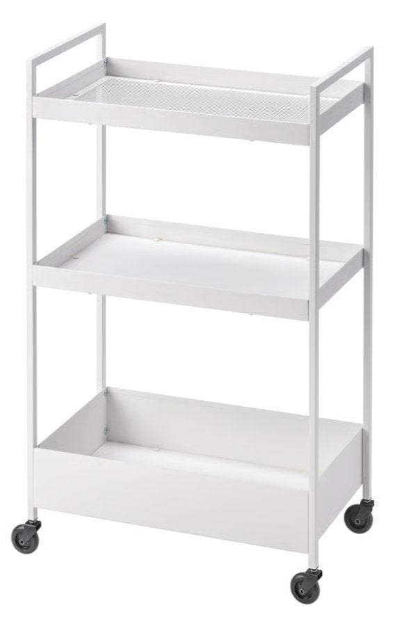 Chariot IKEA NISSAFORS blanc, Maison & Meubles, Enlèvement, Comme neuf