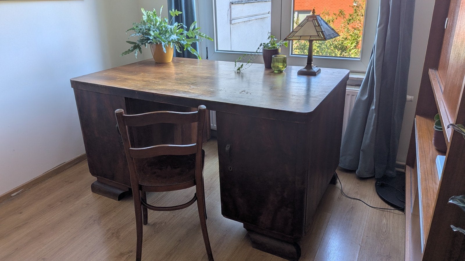 Vintage bureau, Vintage, Ophalen, Hout