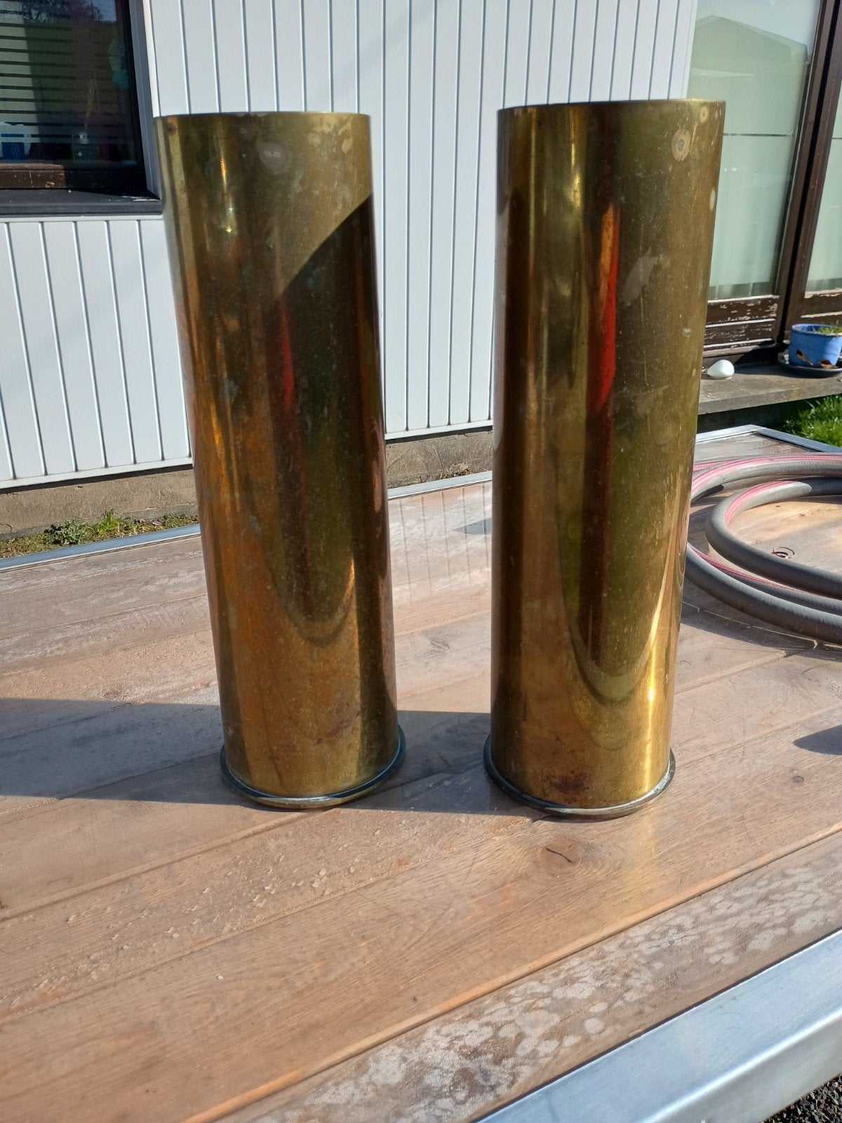 Messing oorlogsschelp uit 1944 „370 mm”, Ophalen, Landmacht, Hulzen of Bodemvondsten