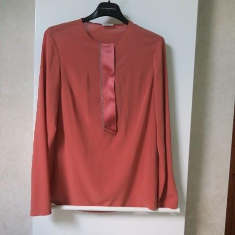 Blouse nieuw oudroze zijde Brunello Cucinelli mt 38, Maat 38/40 (M), Overige kleuren, Brunello Cucinelli, Nieuw