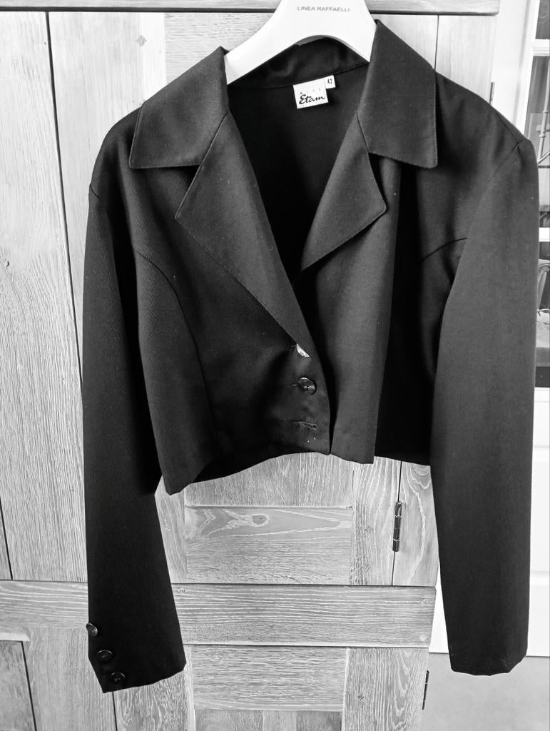 Elegant kort jasje, Enlèvement ou Envoi, Comme neuf, Manteau, Noir