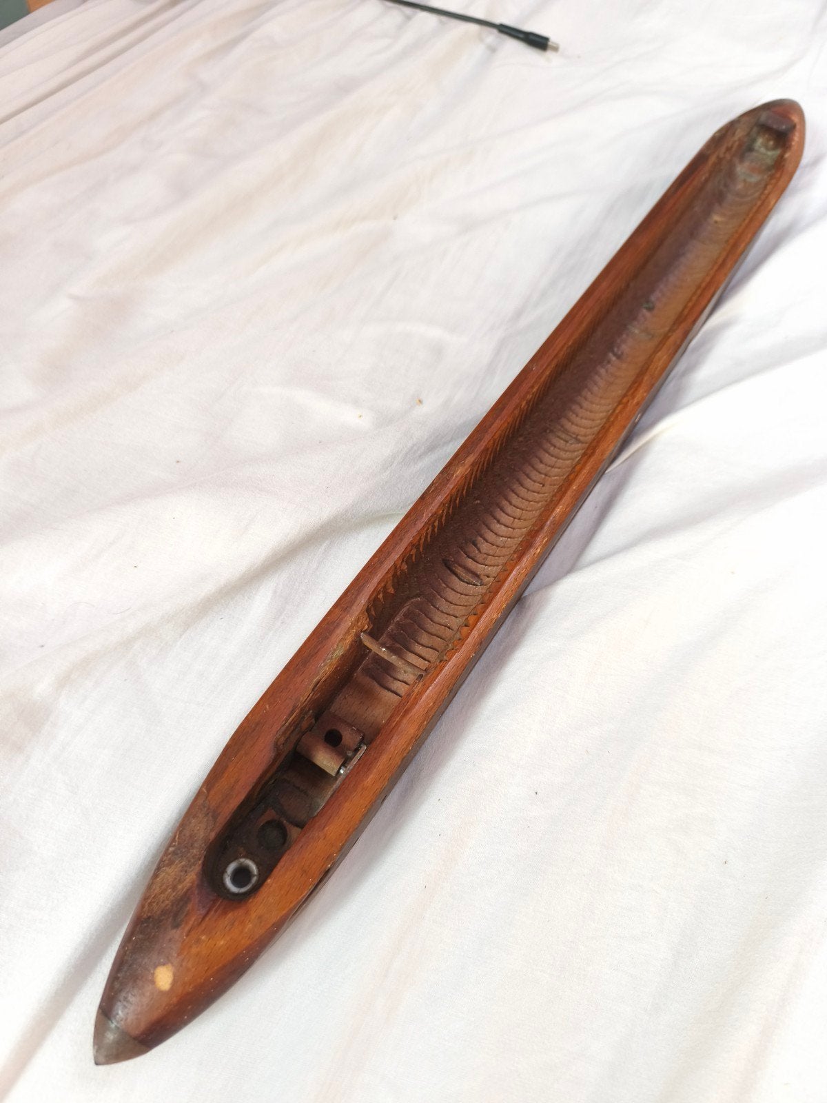 houten spoel weefgetouw antiek, Ophalen