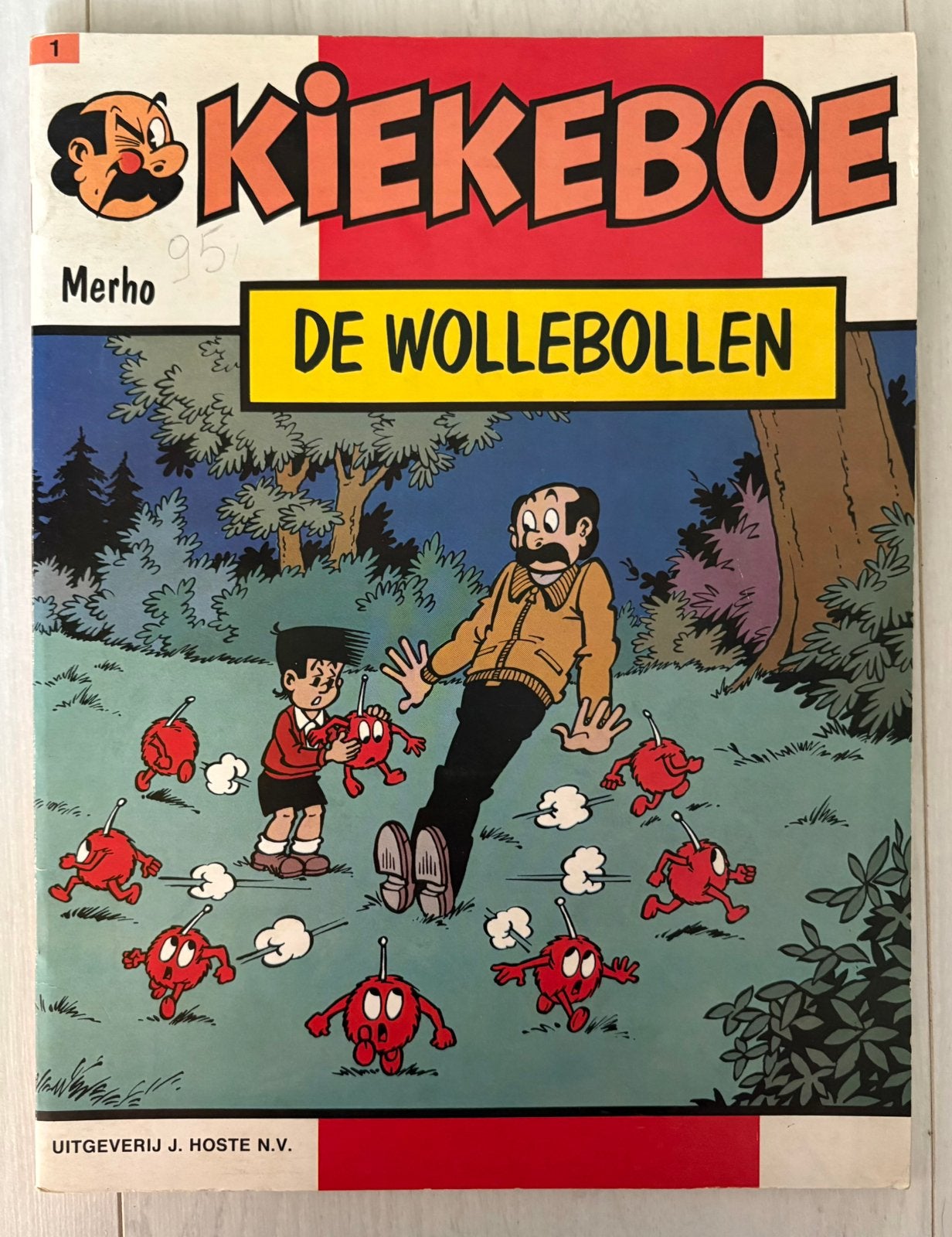 Kiekeboe 1 - De Wollebollen - Hoste kleur, Ophalen of Verzenden, Zo goed als nieuw