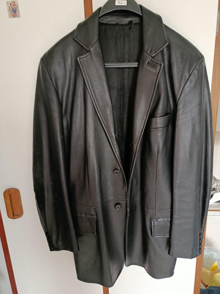 lederen jassen maat 50, Kleding | Heren, Ophalen, Gedragen, Maat 48/50 (M), Bruin