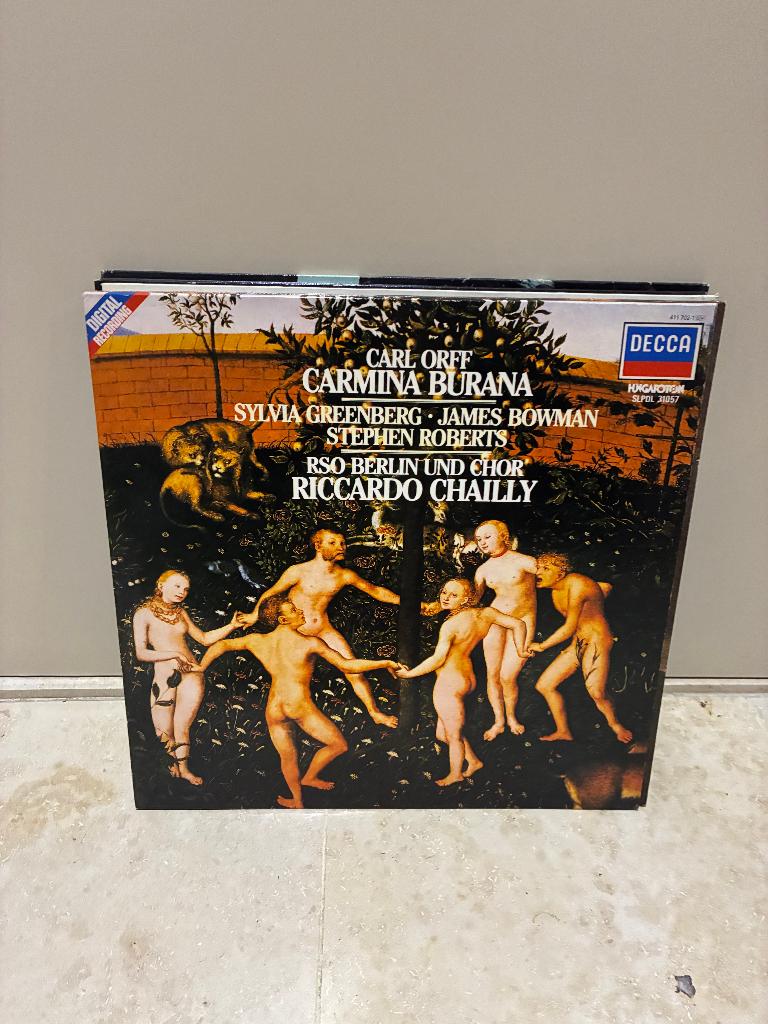 Te koop: Carl Orff – CARMINA BURANA (LP – DECCA, Chailly), Ophalen, Gebruikt