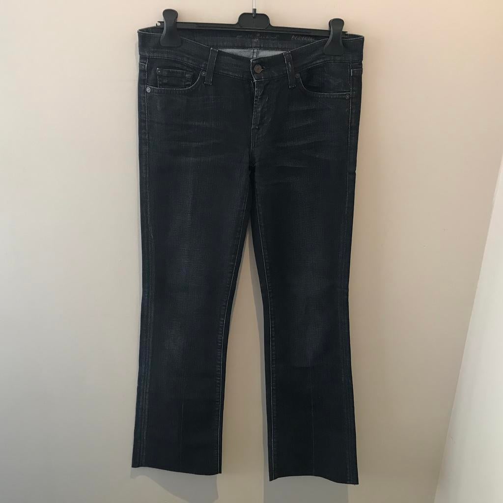 Bootcut 7 For All Mankind, maat 28, Enlèvement ou Envoi, Comme neuf, Bleu, W28 - W29 (confection 36)