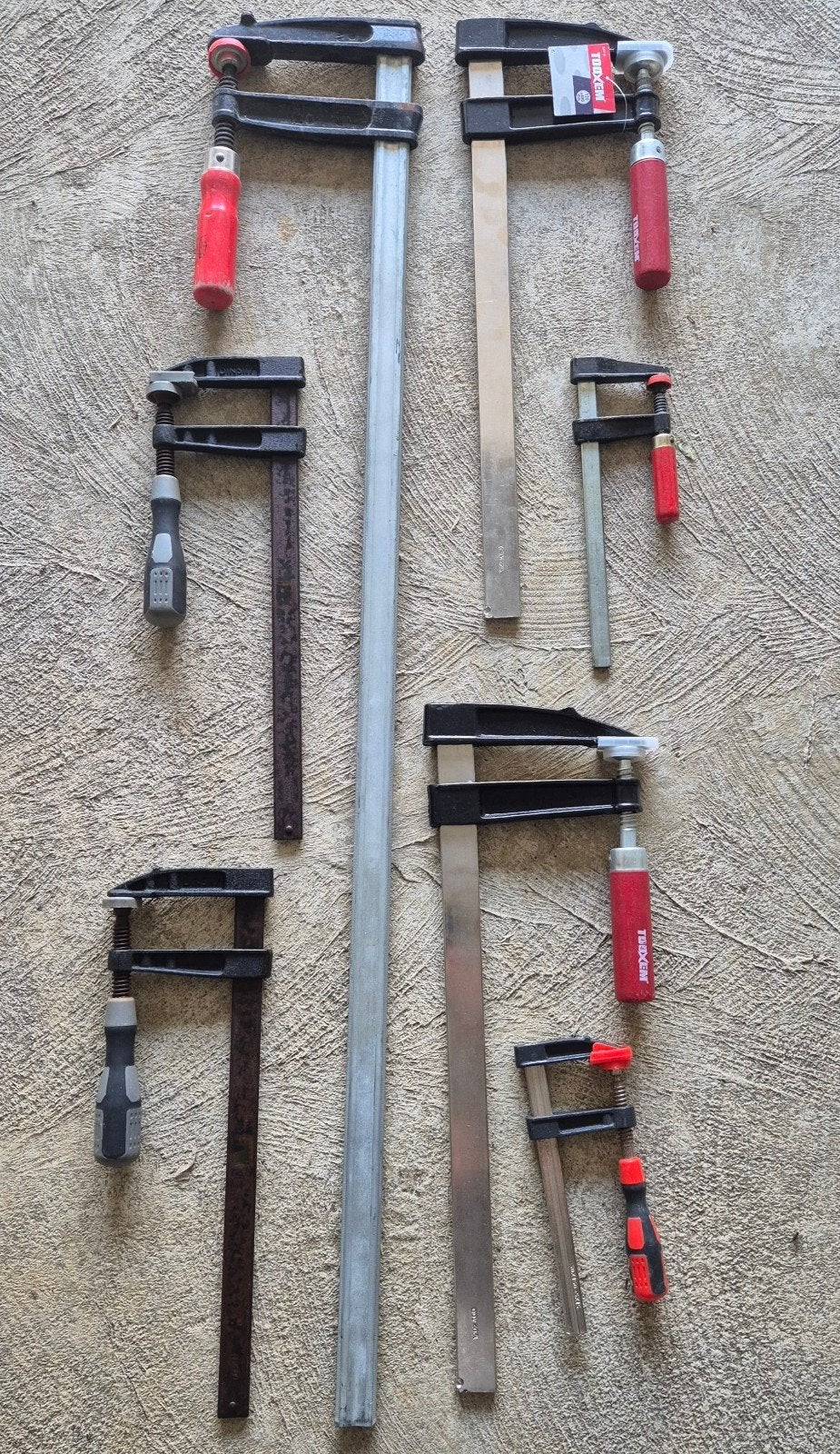 Pinces de serrage/clips à colle (différentes tailles)..., Bricolage & Construction, Enlèvement ou Envoi, Comme neuf, Pince, Autres marques