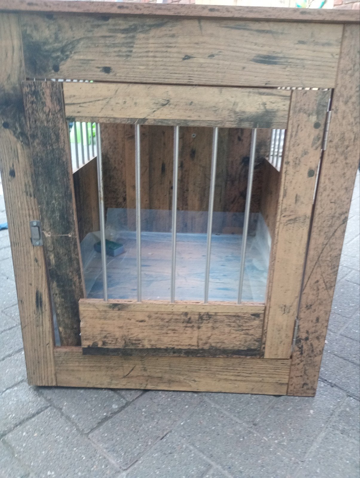 kleine bench, Ophalen