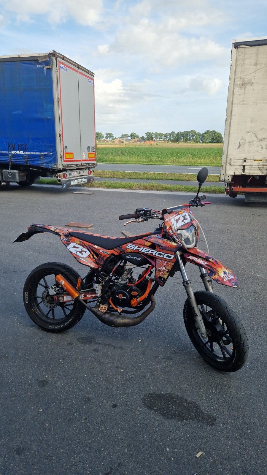 Sherco smr 50, Enlèvement