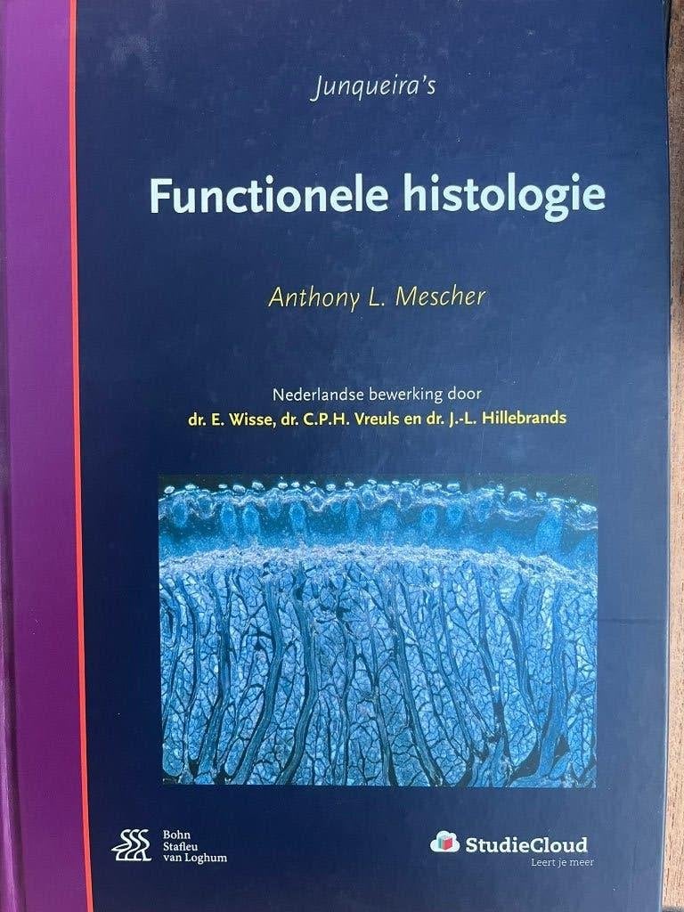 Junqueira's Functionele histologie, Nieuw, Ophalen of Verzenden, Anthony L. Mescher; E. Wisse; C.P.H. Vreuls; J.L. Hillebrands