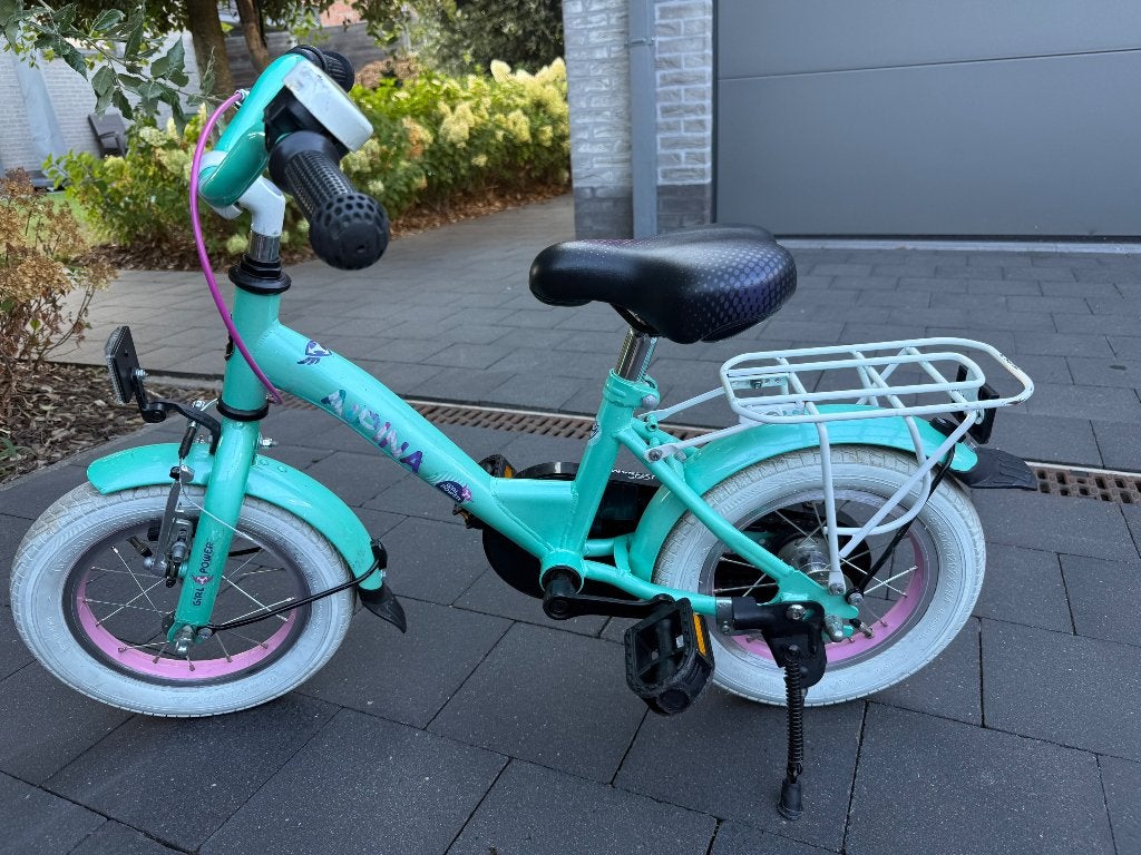 Alpina kinderfiets met zijwieltjes 12 inch, Fietsen en Brommers, Ophalen, Zijwieltjes, Gebruikt, Alpina