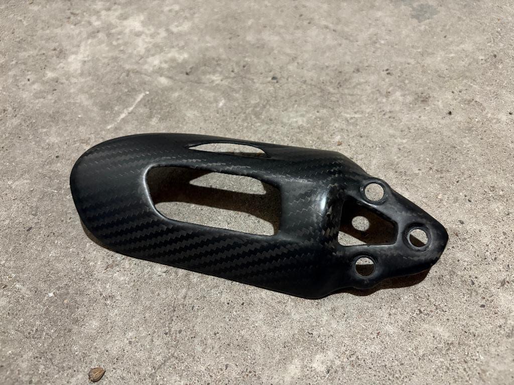 Ducati Panigale 899 shock cover carbon, Motoren, Ophalen, Gebruikt