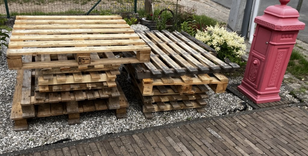 palletten gratis, Ophalen, Zo goed als nieuw, Overige houtsoorten, Pallet