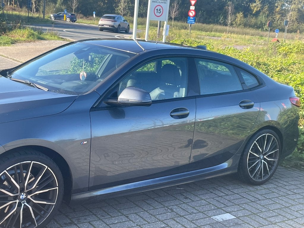 Bmw, Auto's, 4 deurs, Zwart, Leder en Stof, 5 zetels