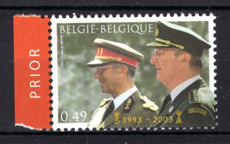 3201 MNH** 2003 - Hommage au roi Baudouin et à Albert II, Envoi, Non oblitéré, Neuf