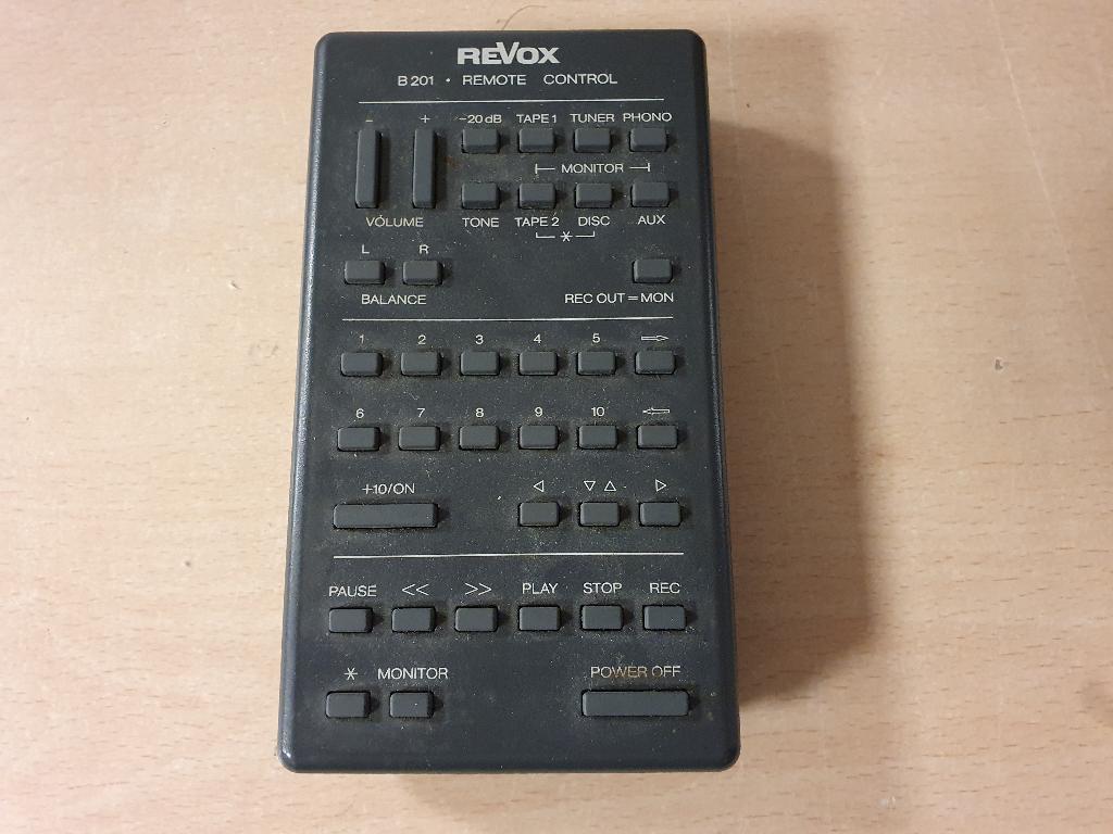 Remote Control Revox B201, Audio, Tv en Foto, Afstandsbedieningen, Dvd, Ophalen of Verzenden