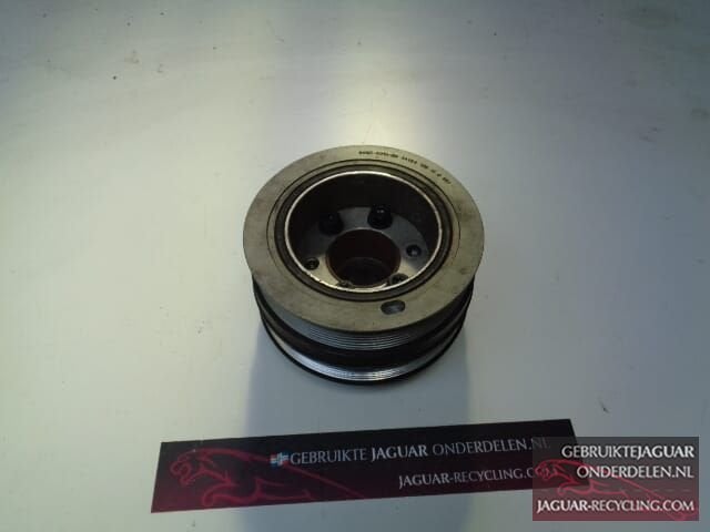 Krukas poelie / trillingdemper Jaguar 3.0 SC XF XJ F-Type, Gebruikt, -, -, Ophalen of Verzenden