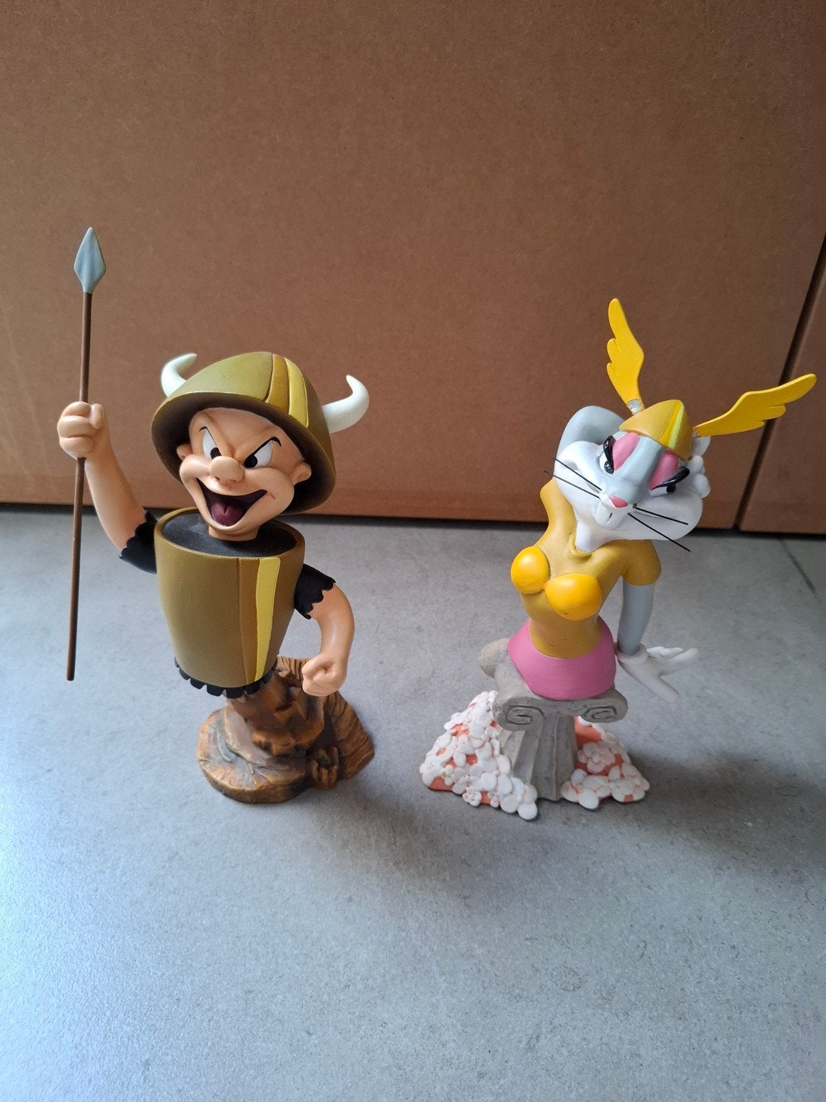 Duo Figurines Rares Looney Tunes "What’s Opera, Doc?", Collections, Enlèvement ou Envoi, Comme neuf, Autres types