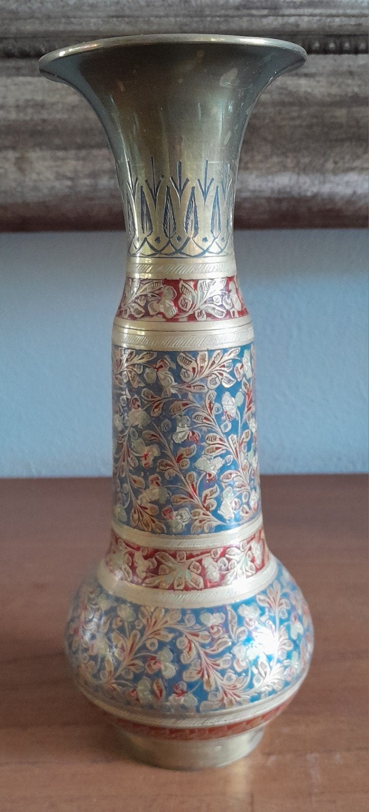 Prachtige koperen vaas India., Antiek en Kunst, Antiek | Brons en Koper, Ophalen of Verzenden, Koper