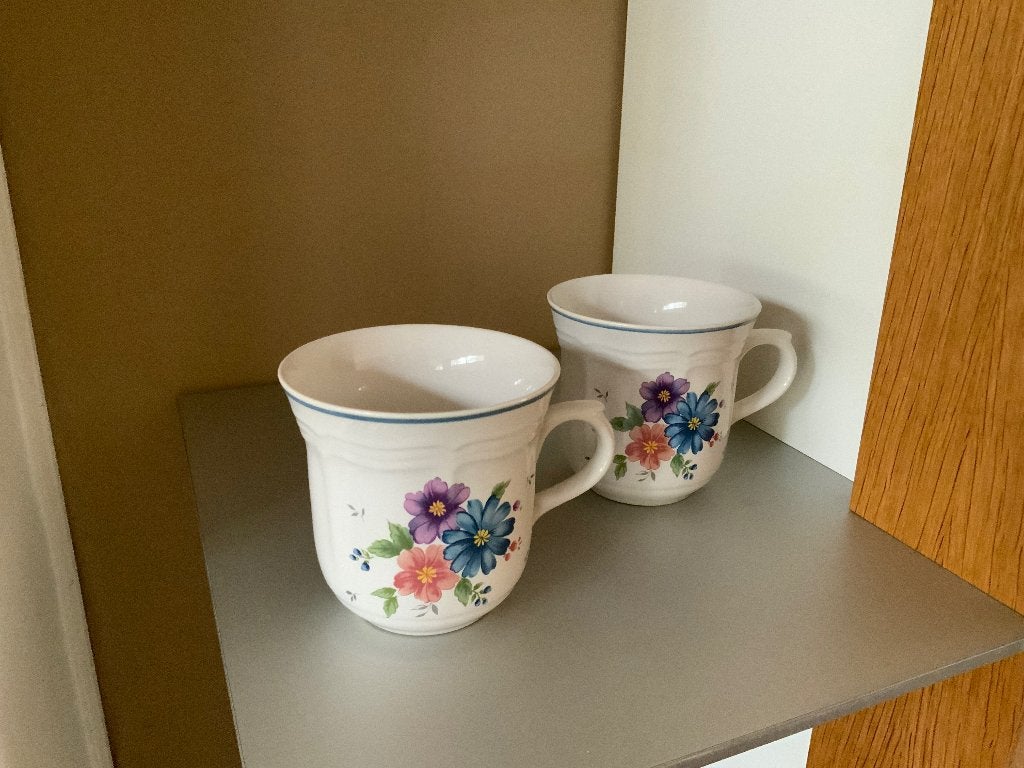 Tasses collection Provincial Bouquet JMP Marketing, Neuf, Enlèvement ou Envoi, Céramique, Campagne/Folklorique