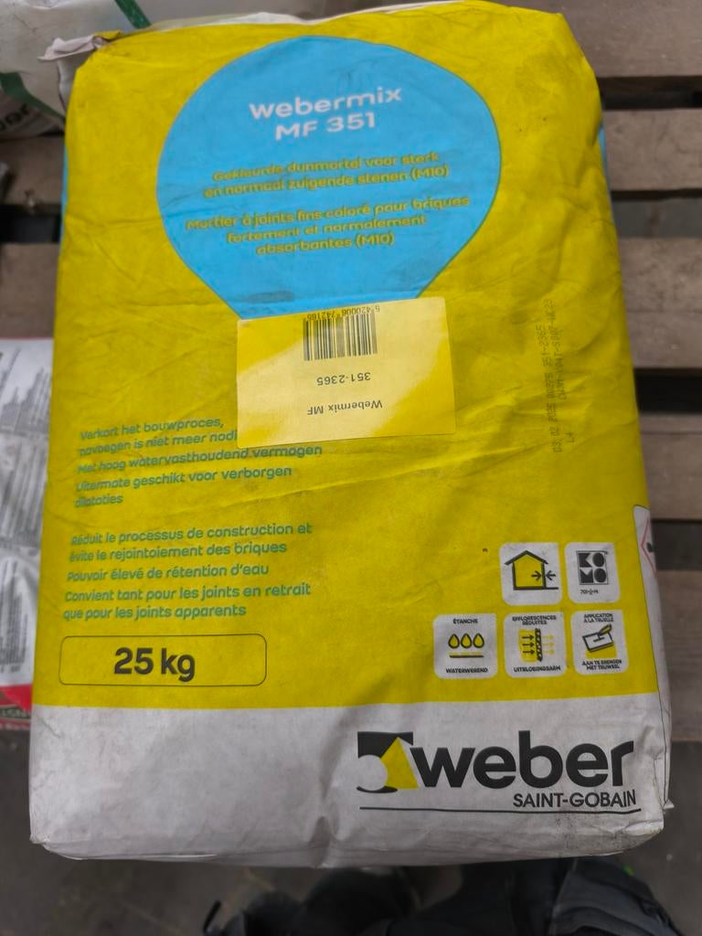 Webermix Mf351 kleur 2365, Ophalen