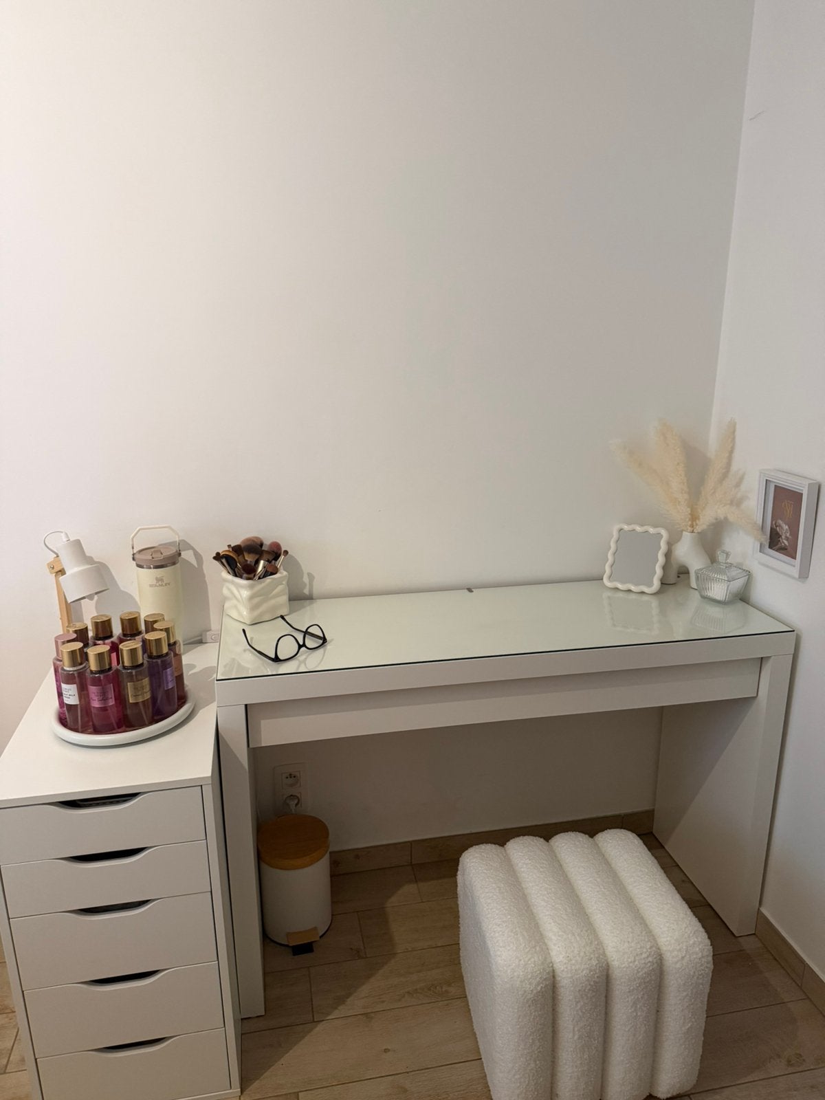 Coiffeuse MALM, Maison & Meubles, Autres types, Enlèvement, Utilisé, IKEA