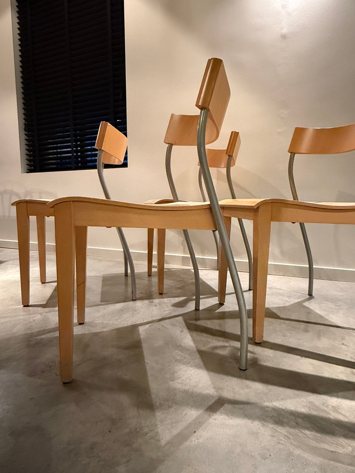 Set van 4 vintage Ikea Nordisk stoelen uit de jaren 90, Huis en Inrichting, Ophalen, Gebruikt, Vier