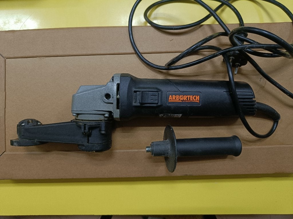 Arbortech mini-grinder slijpschijf met 3 Saburr raspen, Doe-het-zelf en Bouw, Gereedschap | Slijpmachines, Ophalen of Verzenden