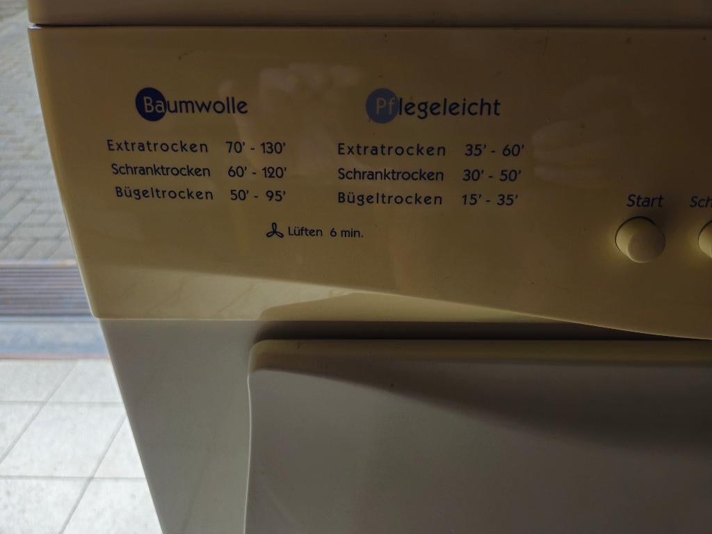 Droogkast, Ophalen, Gebruikt, Luchtafvoer, Anti-kreukfase