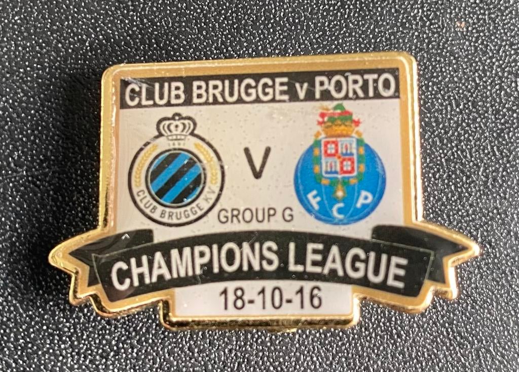 Épinglette rare 2016 FC Porto Club Brugge, Collections, Enlèvement ou Envoi, Comme neuf