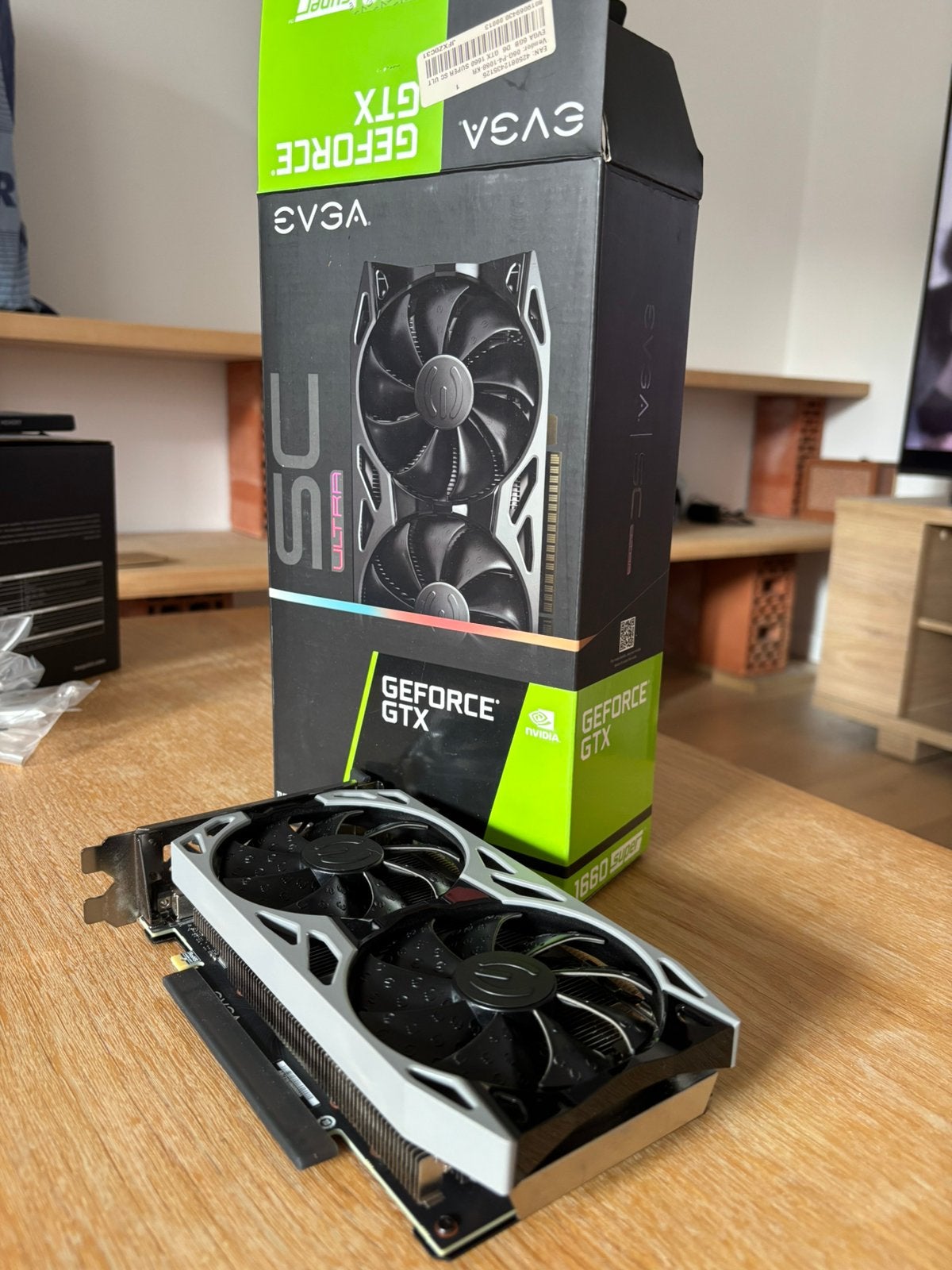 EVGA GeForce GTX 1660 SUPER SC ULTRA GAMING - 6 Go, Computers en Software, Videokaarten, Zo goed als nieuw, GDDR6, HDMI, Ophalen