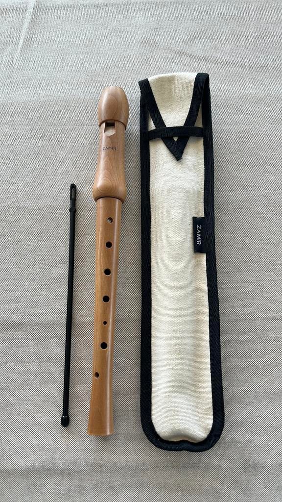 Lichtbruine Zamir blokfluit, Musique & Instruments, Instruments à vent | Flûtes à bec, Enlèvement, Comme neuf