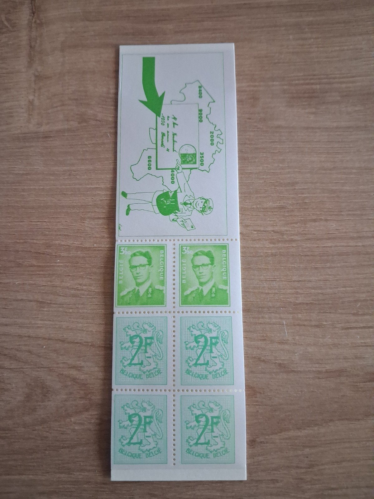 Carnet 6 timbres 1972, Enlèvement ou Envoi
