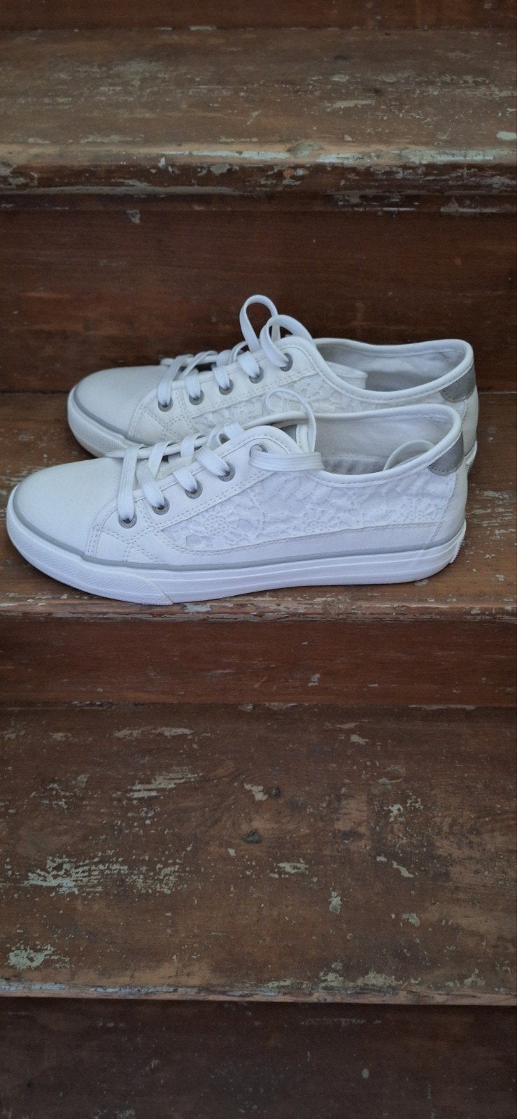 basket femme blanche, Enlèvement, Comme neuf, Blanc