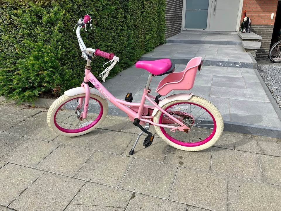 Meisjes fiets 16 inch 2de kleuter - 1ste leerjaar, Ophalen
