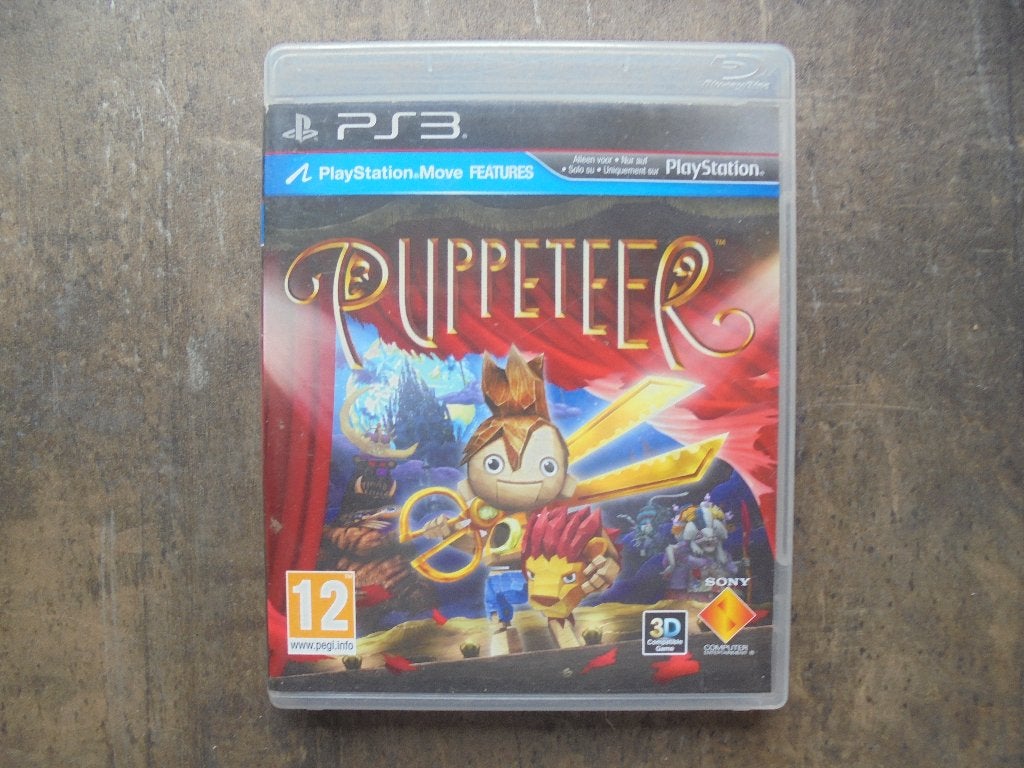Puppeteer voor PS3 (zie foto's), Consoles de jeu & Jeux vidéo, Enlèvement ou Envoi, 1 joueur, À partir de 12 ans, Aventure et Action