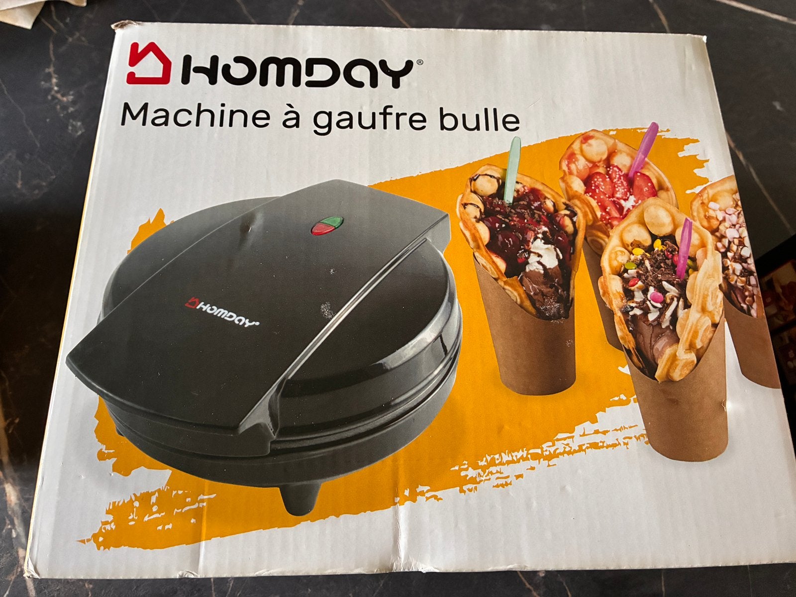 Bubbelwafelijzer, Electroménager, Enlèvement, Comme neuf