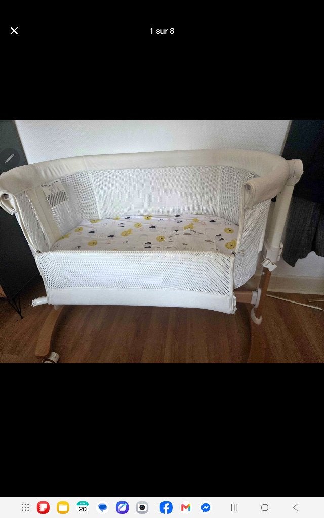 cododo BABYGO matelas&deux draps propre, Enlèvement, Comme neuf, Berceau