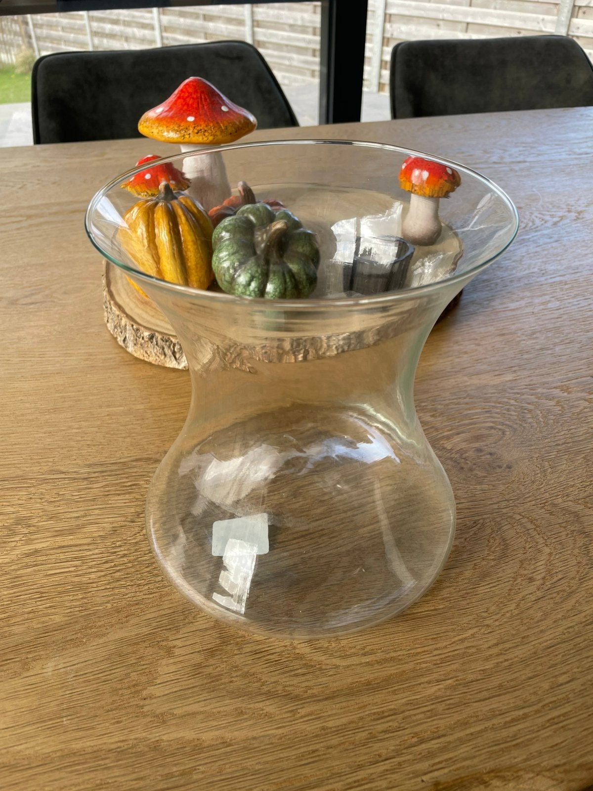 Glazen Vaas, Ophalen, Transparant, 20 cm, Glas