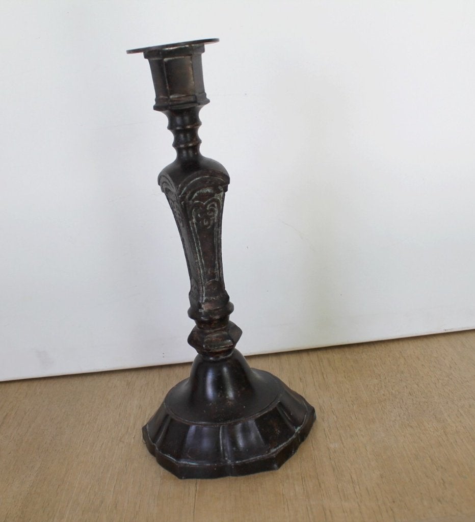 Chandelier balustre, antique bronze Louis XVI, XVIIIe siècle, Enlèvement ou Envoi, Bronze
