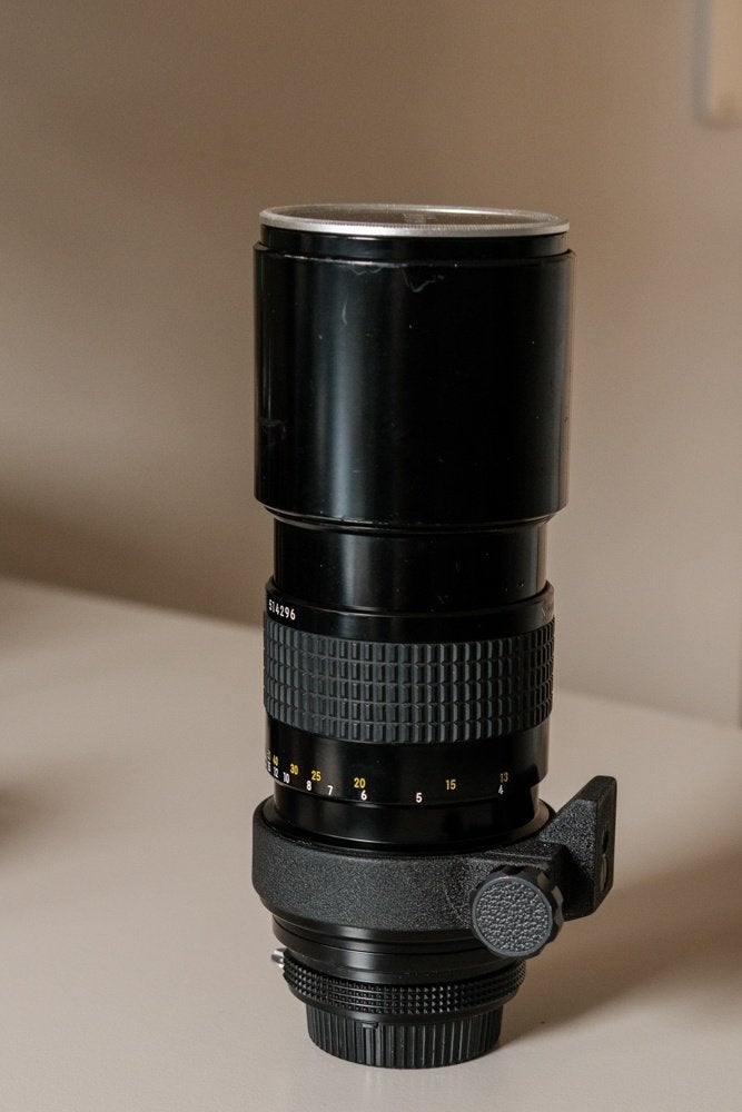 Nikon 300mm f4,5 Fmount, Enlèvement ou Envoi, Collier de trépied, Comme neuf, 300 mm