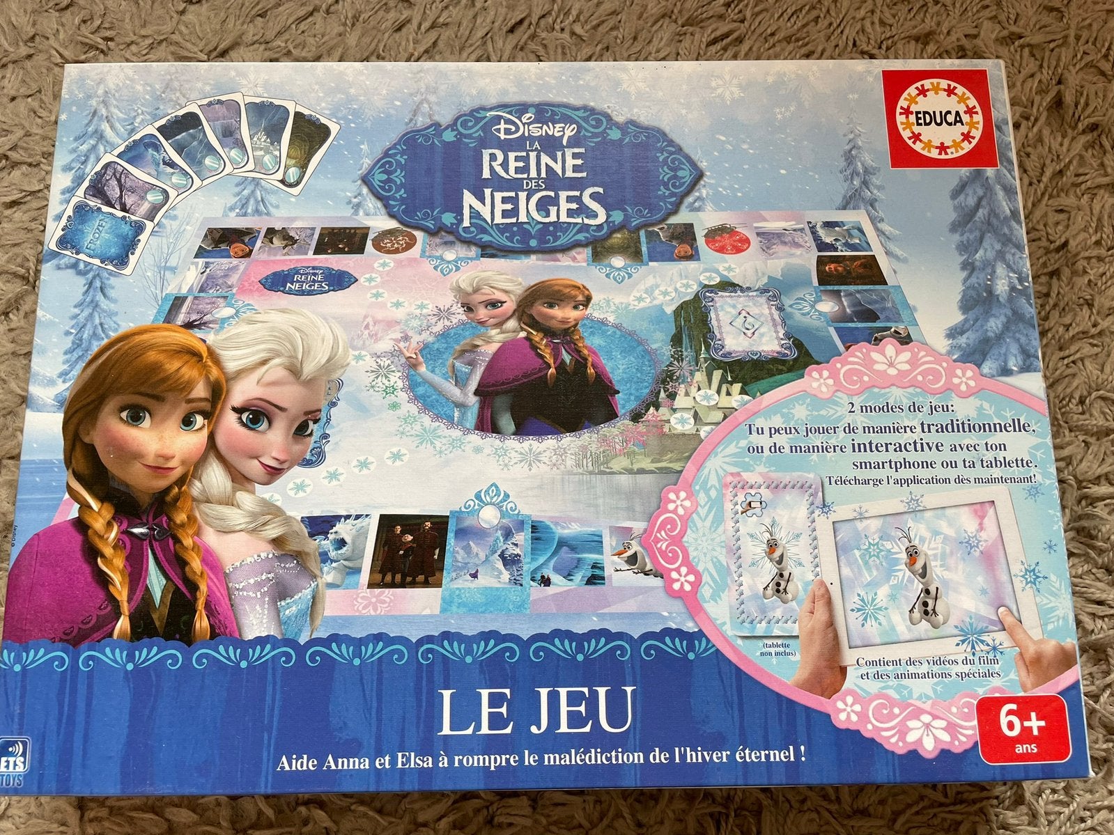 Jeu La Reine de Neiges/Frozen de Educa, Enlèvement, Comme neuf