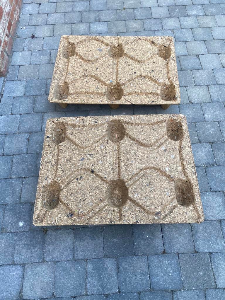 Pallet kokos 80x60x13, Ophalen, Minder dan 25 mm, Zo goed als nieuw, Pallet