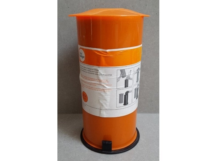 Fles- en blikjespers, Huis en Inrichting, Ophalen of Verzenden, Zo goed als nieuw, Kunststof, Oranje