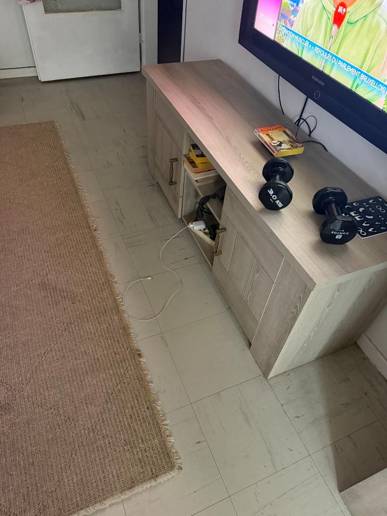Meuble TV, 25 à 50 cm, Moins de 100 cm, Comme neuf, Enlèvement