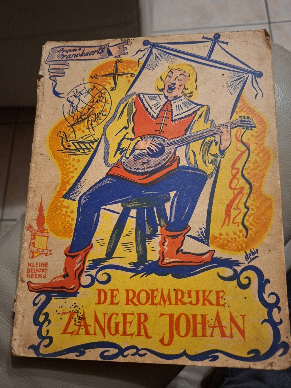 boek De Roemrijke zanger Johan Lier Frans frankaerts belfort, Ophalen of Verzenden