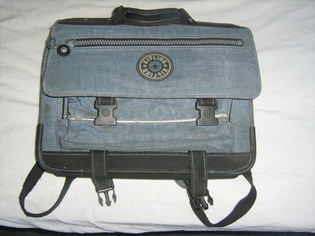 boekentas Kipling, Ophalen, Blauw