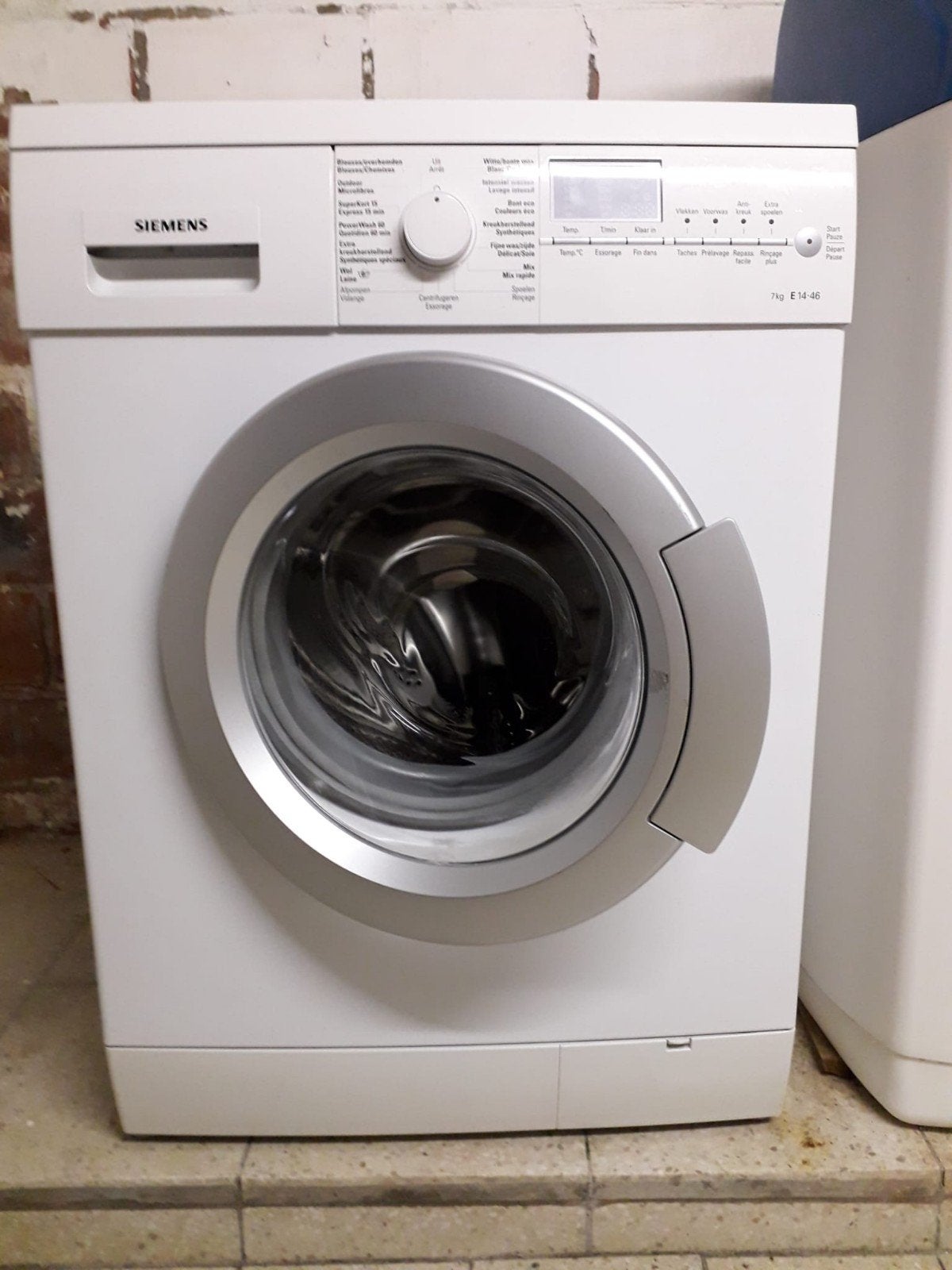 Siemens wasmachine E14 - 46, Ophalen, Gebruikt, Handwasprogramma, Voorlader