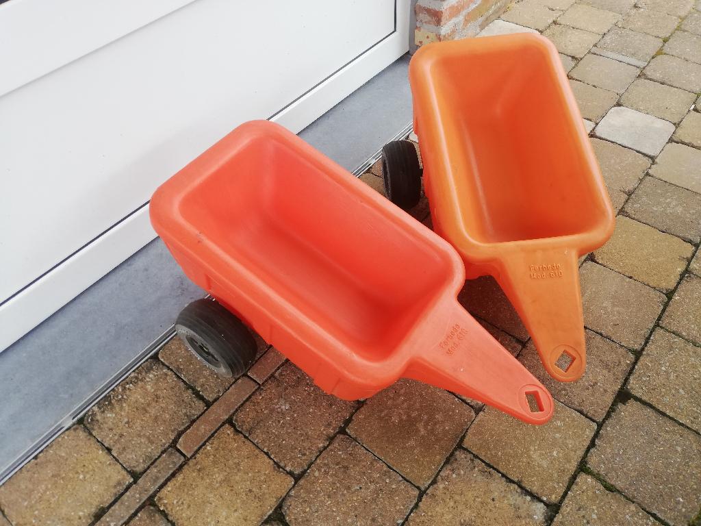 aanhangwagen voor kinder tractor, Kinderen en Baby's, Speelgoed | Buiten | Voertuigen en Loopfietsen, Ophalen