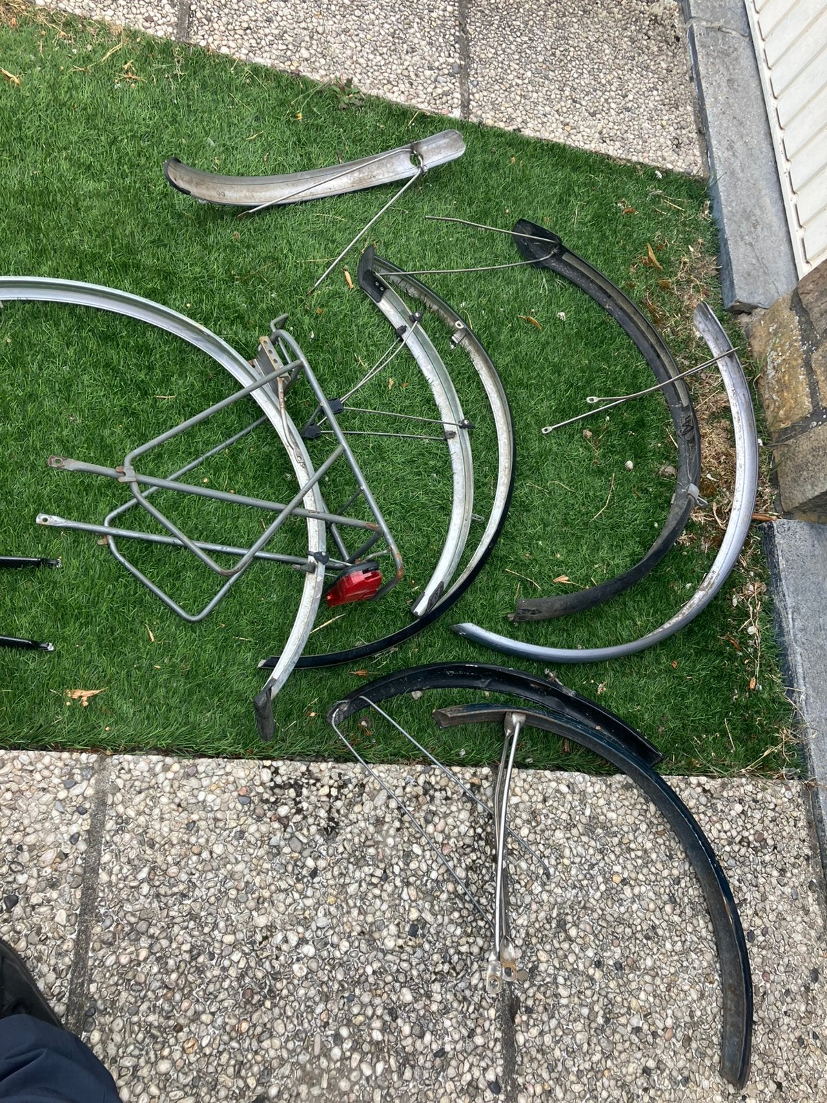 Lot spatborden, Fietsen en Brommers, Ophalen, Gebruikt, Stadsfiets, Aluminium
